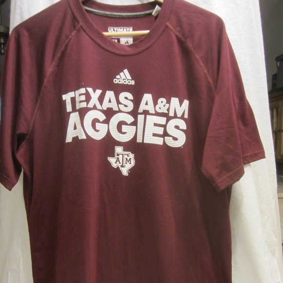 ADIDAS TEXAS A&M AGGIES, XL, TSHIRT - Picture 1 of 8